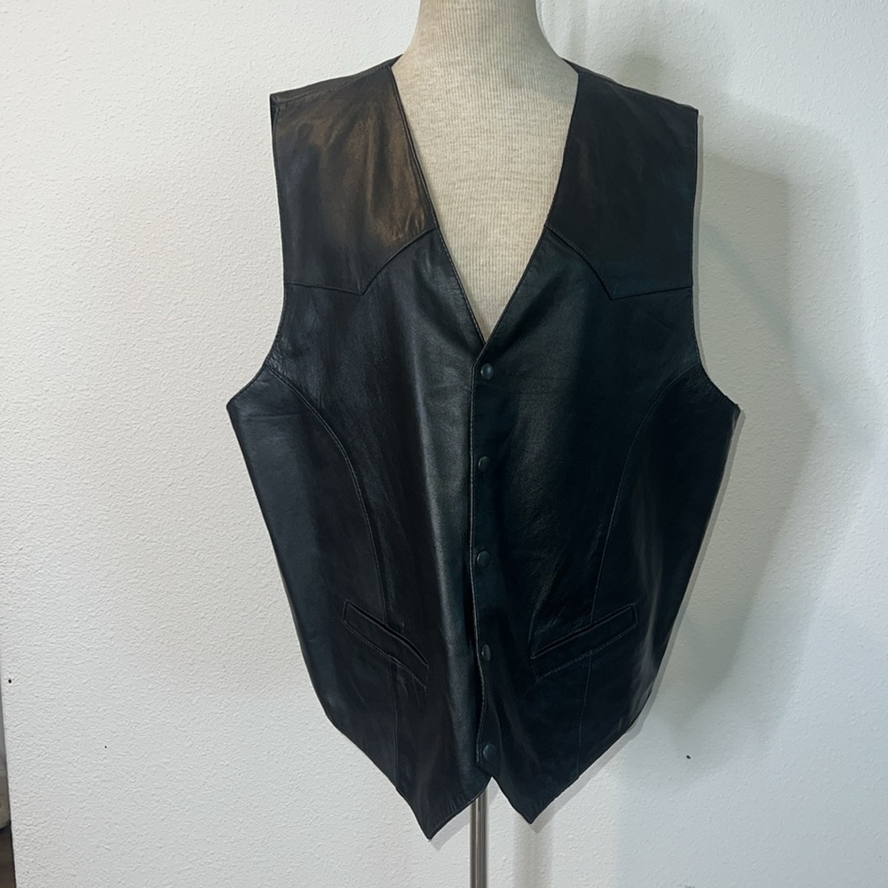 Modal Leather Vest